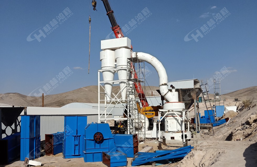 HCQ1500擺式磨粉機寧夏客戶安裝現場 HCQ1500擺式磨粉機寧夏客戶安裝現場