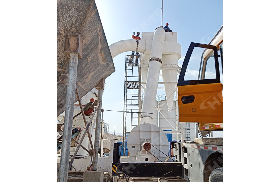 HCQ1500擺式磨粉機寧夏客戶安裝現場 HCQ1500擺式磨粉機寧夏客戶安裝現場