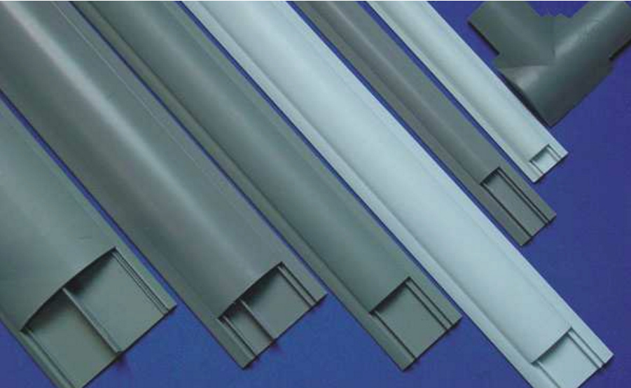 阻燃絕緣PVC圓弧形地板線槽