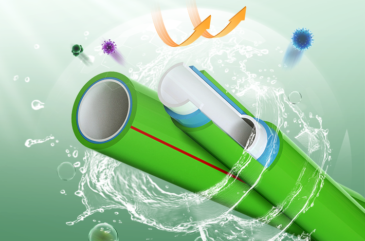 安居系列三色 PP-R給水管(家裝)